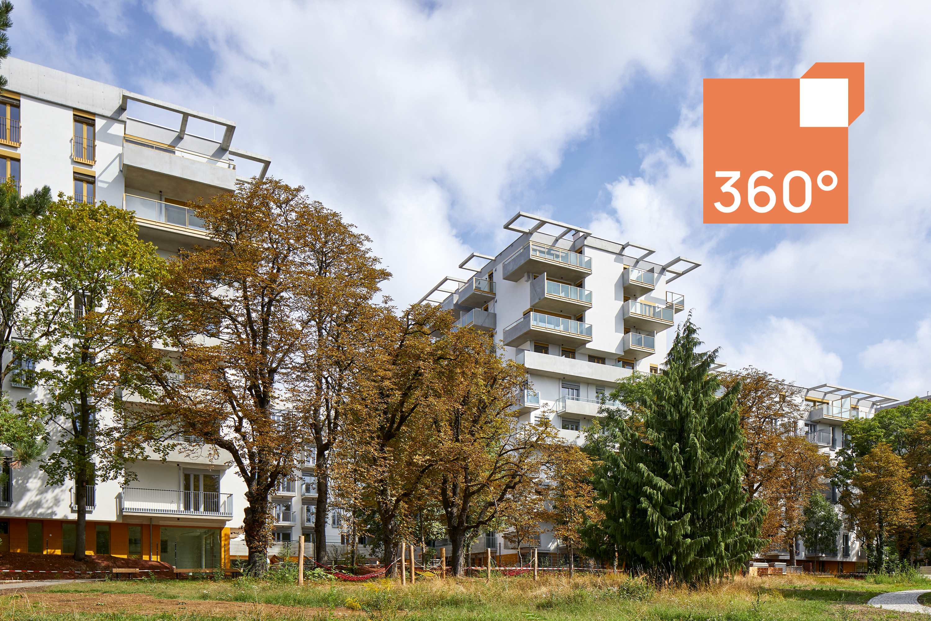 Wohnprojekt immo 360 grad gmbh - THEOs Spallartgasse 21 und 23, Hofansicht 1