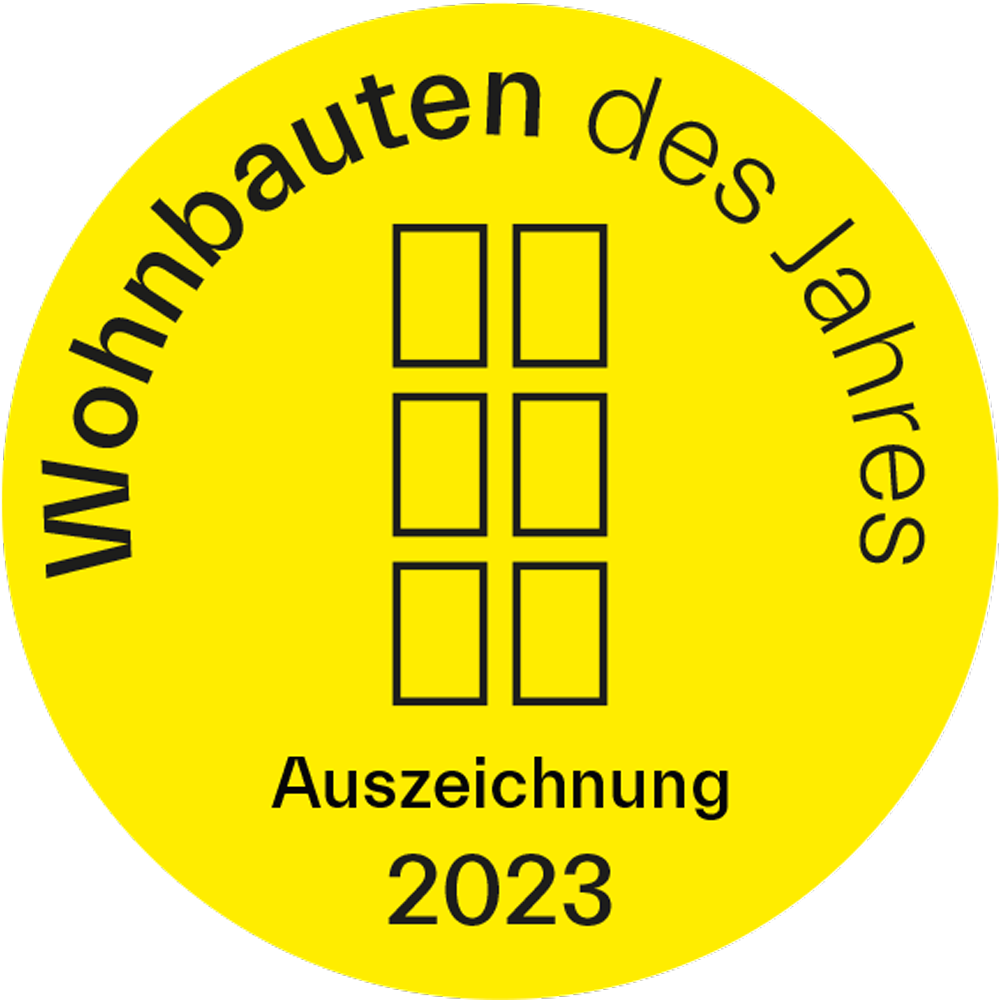 Auszeichnung, Siegel - Ausgezeichneter Wohnungsbau 2023