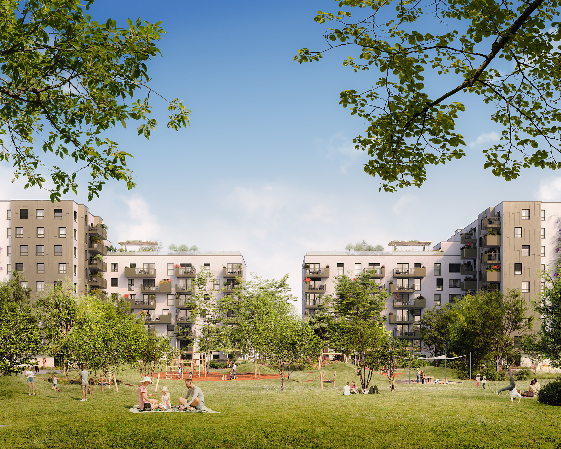Neubau Projekt THE HOHM Parkblick 1230 Wien