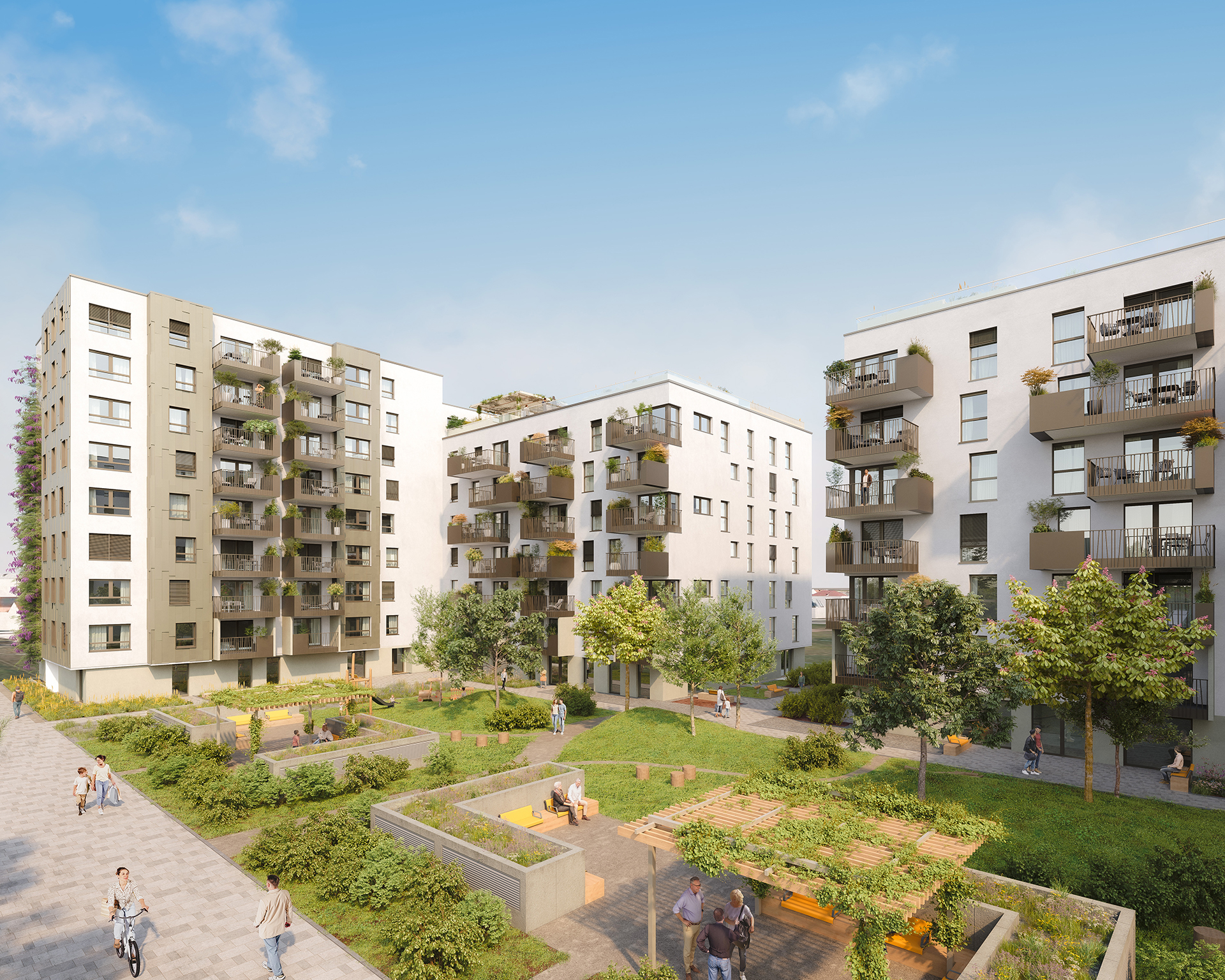 Neubau Projekt THE HOHM Ansicht No7 1230 Wien