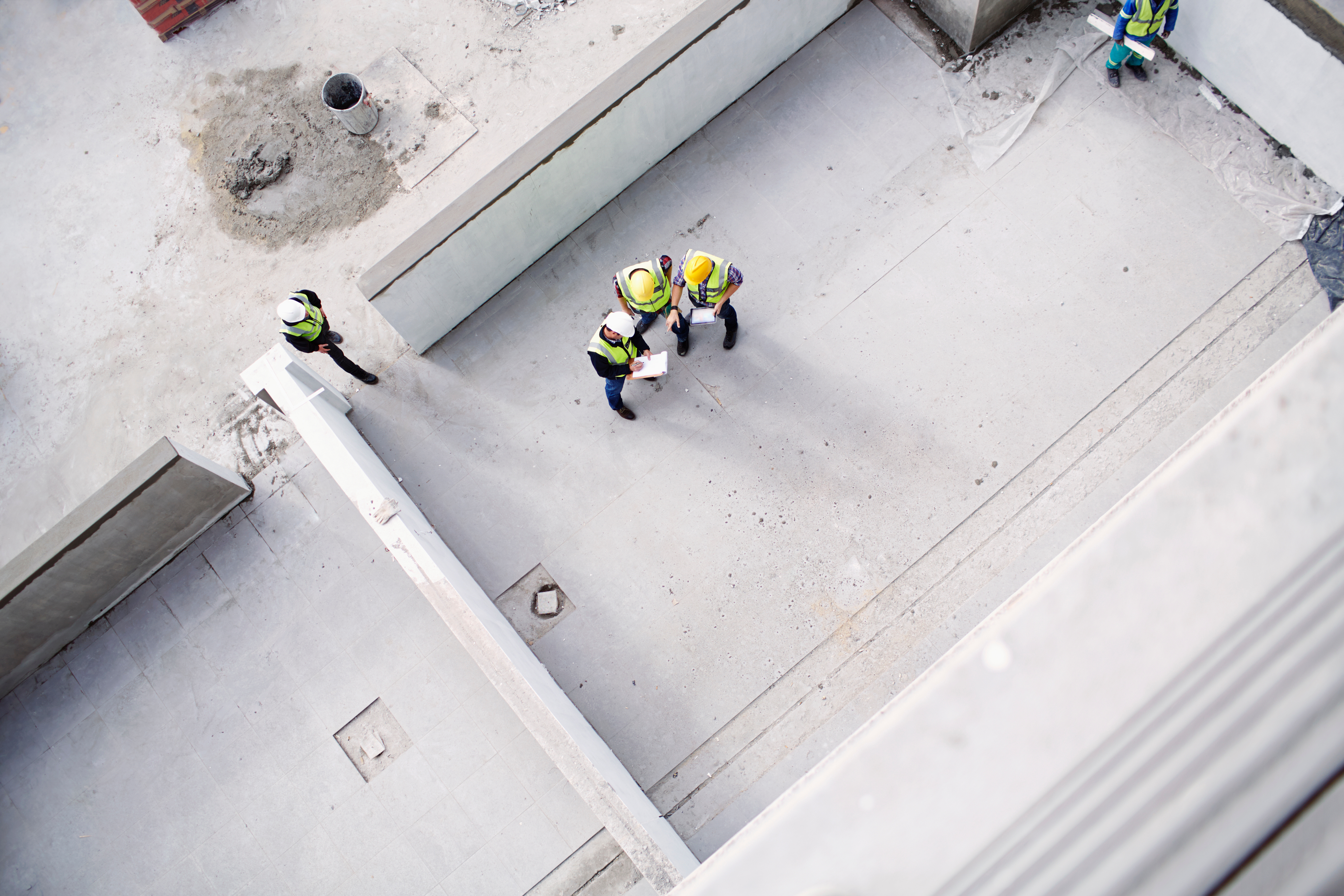 Baubesprechung, Baustelle, Kom&shy;muni&shy;ka&shy;ti&shy;on, Koordination