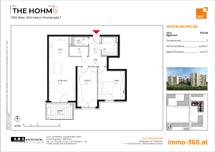 Grundriss Wohnung TOP 48,1230 Wien