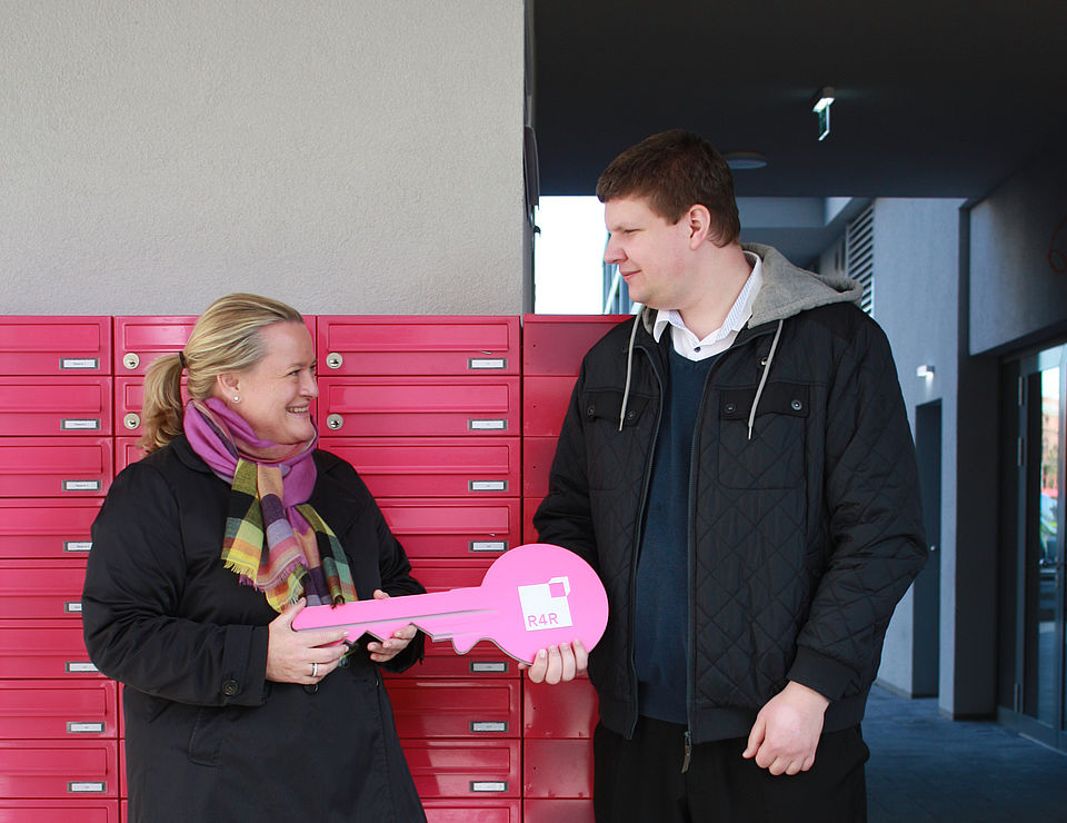 Helga Mayer mit room4rent Mieter